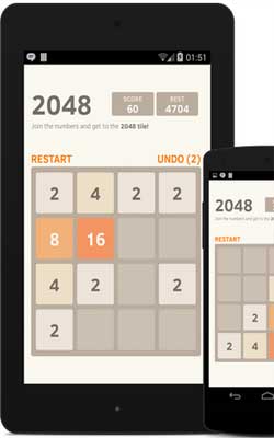 2048 Number puzzle game 6.11 Screenshot 1