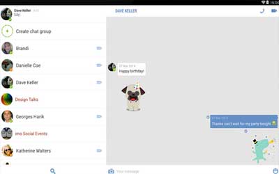 imo beta free calls and text 6.6.1 Screenshot 1